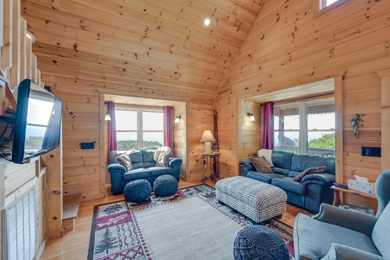 Warm And Cozy Cabin With Deck On Top Of The Blue Ridge Fancy Gap Exteriér fotografie